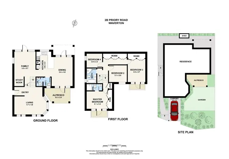 Floorplan of Homely house listing, 2B Priory Road, Waverton NSW 2060