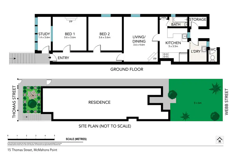 Floorplan of Homely house listing, 15 Thomas Street, Mcmahons Point NSW 2060