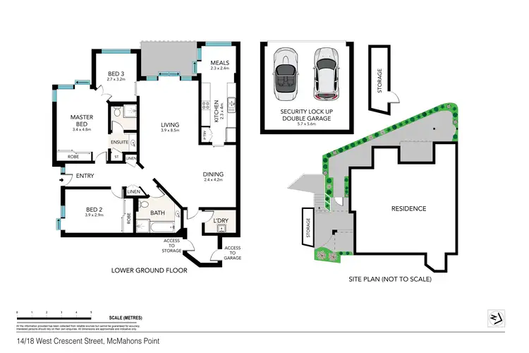 Floorplan of Homely apartment listing, 14/18-22 West Crescent Street, Mcmahons Point NSW 2060