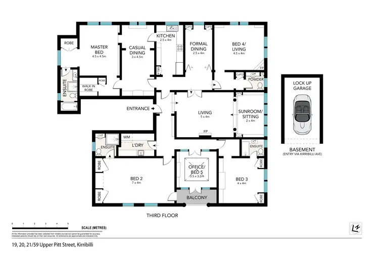 Floorplan of Homely apartment listing, 19,20,21/59 Upper Pitt Street, Kirribilli NSW 2061