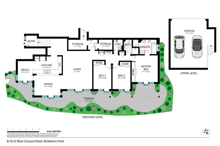 Floorplan of Homely apartment listing, 8/18-22 West Crescent Street, Mcmahons Point NSW 2060