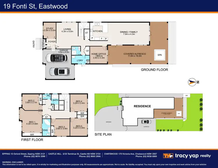 Floorplan of Homely house listing, 19 Fonti Street, Eastwood NSW 2122