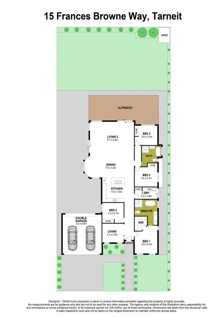 Floorplan of Homely house listing, 15 Frances Browne Way, Tarneit VIC 3029