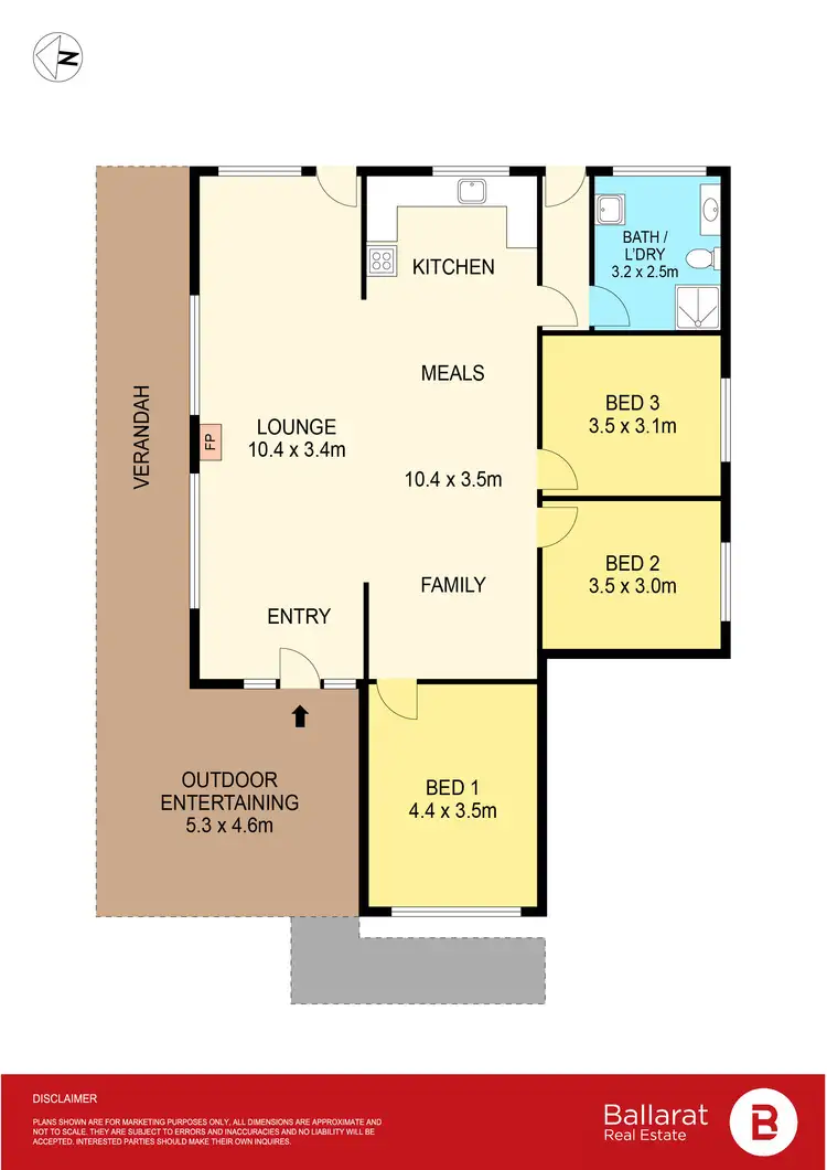 Floorplan of Homely rural property listing, 76 Cricks Road, Raglan VIC 3373