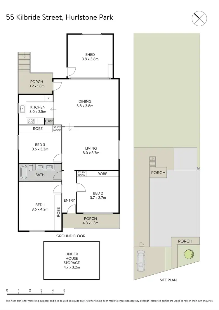 Floorplan of Homely house listing, 55 Kilbride Street, Hurlstone Park NSW 2193