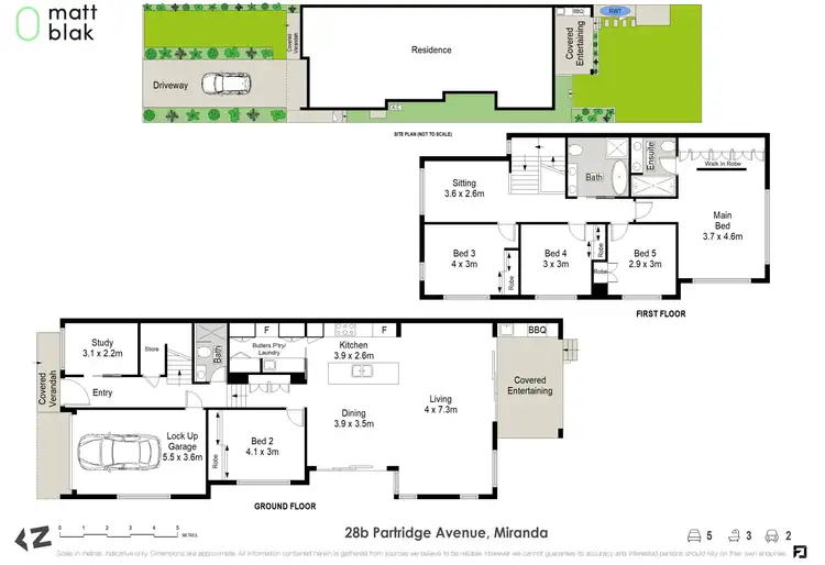 Floorplan of Homely semi-detached listing, 28B Partridge Avenue, Miranda NSW 2228