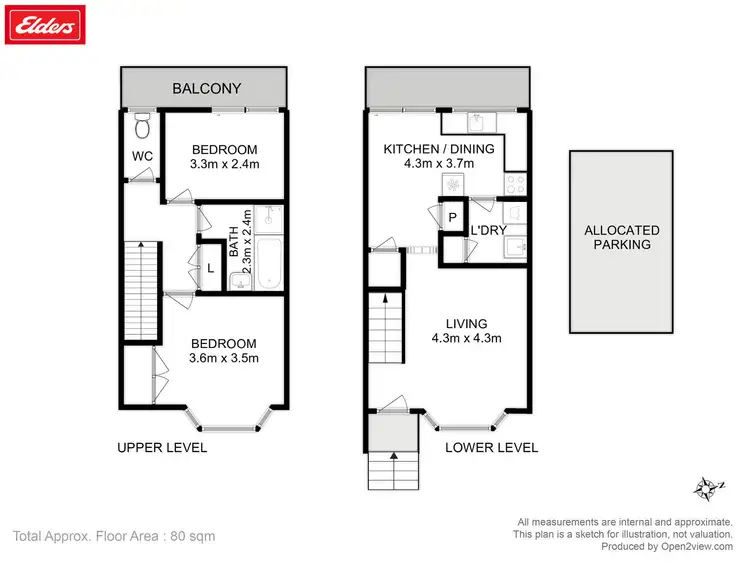 Floorplan of Homely unit listing, 3/8 Opal Drive, Blackmans Bay TAS 7052