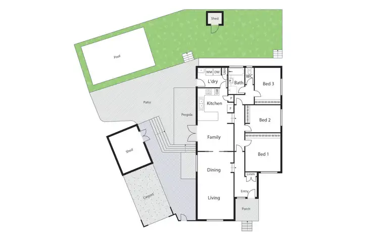 Floorplan of Homely house listing, 27 Guthridge Crescent, Wanniassa ACT 2903