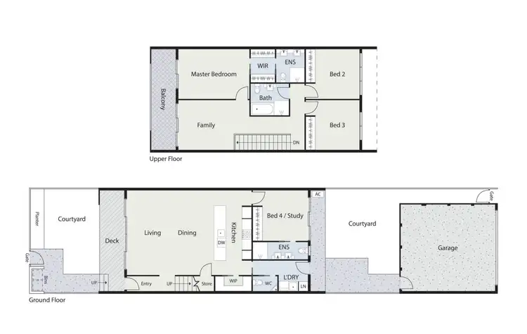 Floorplan of Homely townhouse listing, 11 Finemore Street, Coombs ACT 2611