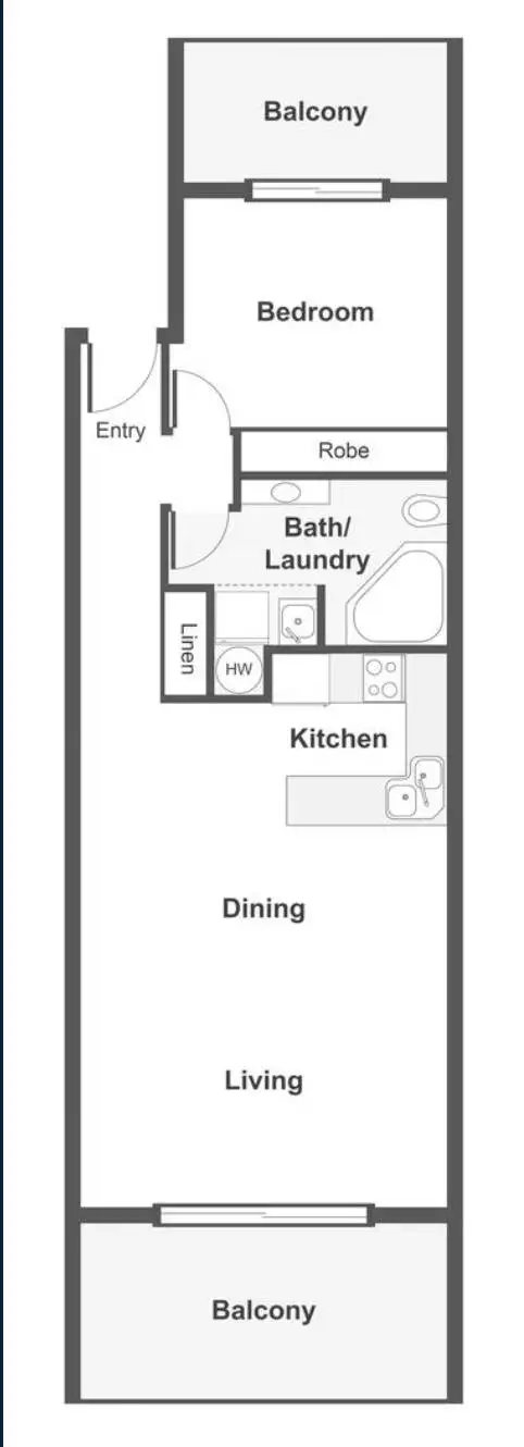 Floorplan of Homely apartment listing, 28/17-19 Oxley Street, Griffith ACT 2603