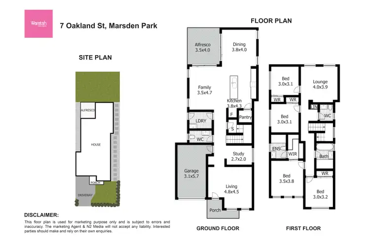 Floorplan of Homely house listing, 7 Oakland Street, Marsden Park NSW 2765