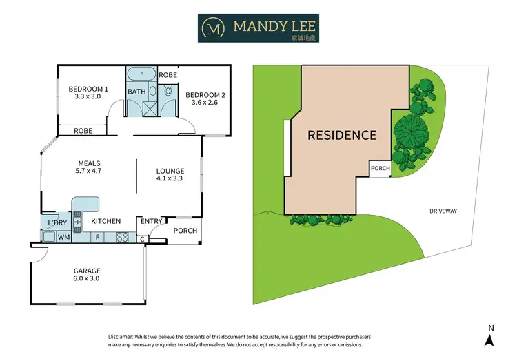 Floorplan of Homely unit listing, 1/16 Rosedale Crescent, Ringwood East VIC 3135