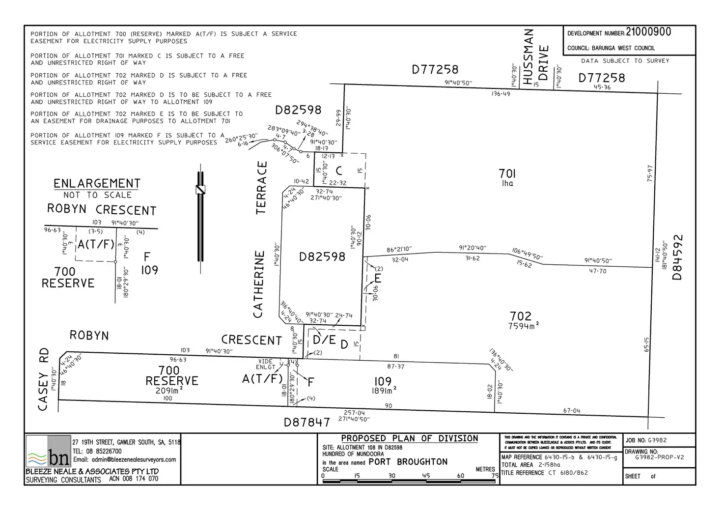 Floorplan of Homely land listing, 4 Robyn Terrace, Port Broughton SA 5522