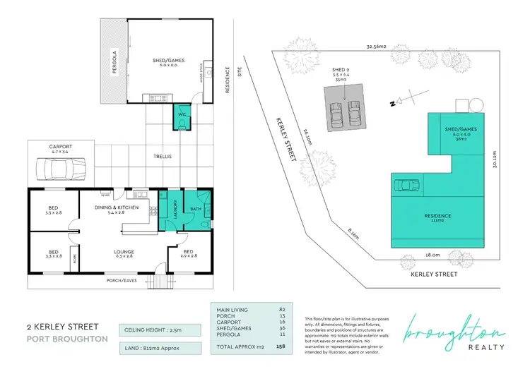 Floorplan of Homely house listing, 2 Kerley Street, Port Broughton SA 5522