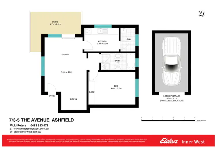 Floorplan of Homely unit listing, 7/3-5 The Avenue, Ashfield NSW 2131
