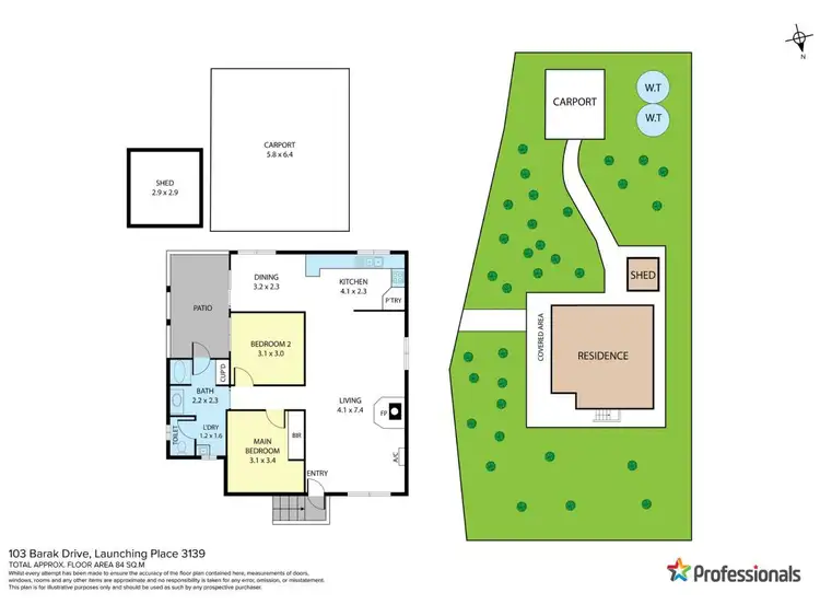 Floorplan of Homely house listing, 103 Barak Drive, Launching Place VIC 3139