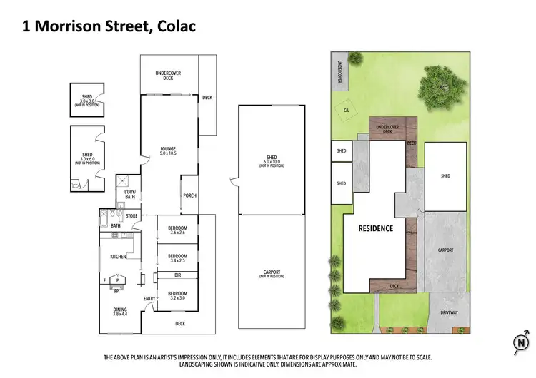 Floorplan of Homely house listing, 1 Morrison Street, Colac VIC 3250