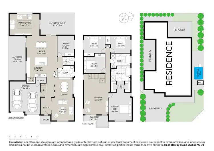 Floorplan of Homely house listing, 6 Courthouse Street, Kellyville Ridge NSW 2155