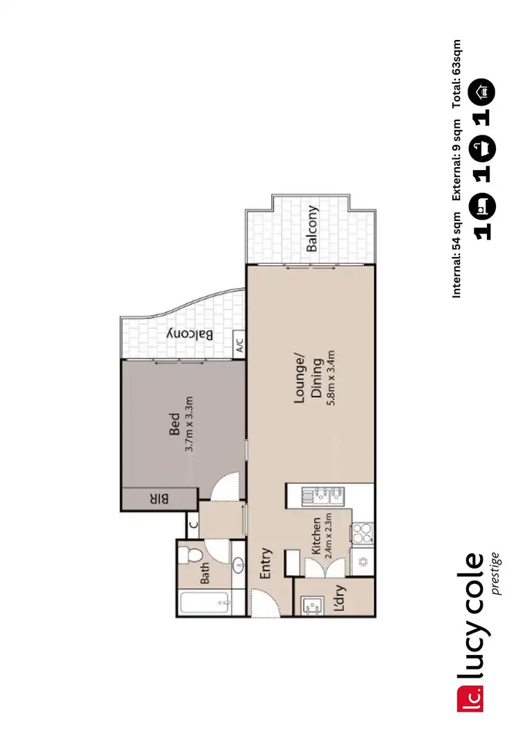 Floorplan of Homely apartment listing, 3033/2623 Gold Coast Highway, Broadbeach QLD 4218