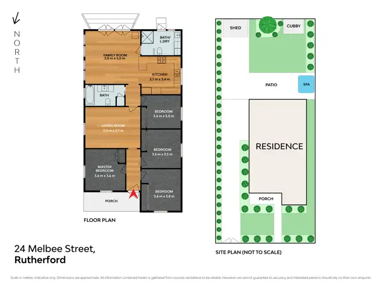 Floorplan of Homely house listing, 42 Melbee Street, Rutherford NSW 2320