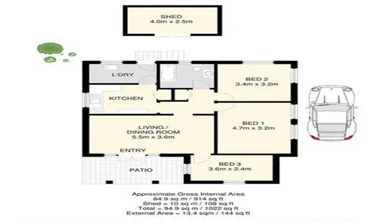 Floorplan of Homely house listing, 15 Skew Street, Sherwood QLD 4075