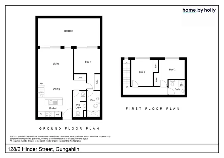 Floorplan of Homely apartment listing, 128/2 Hinder Street, Gungahlin ACT 2912