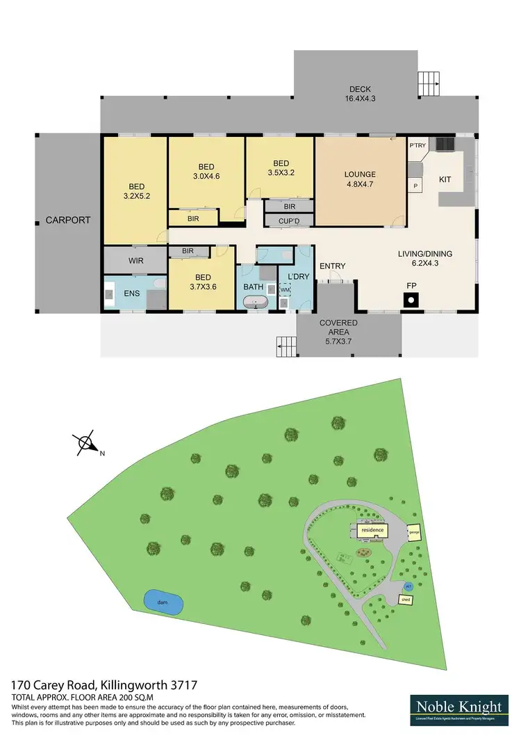 Floorplan of Homely rural property listing, 170 Carey Road, Yea VIC 3717