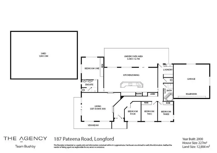Floorplan of Homely house listing, 187 Pateena Road, Longford TAS 7301