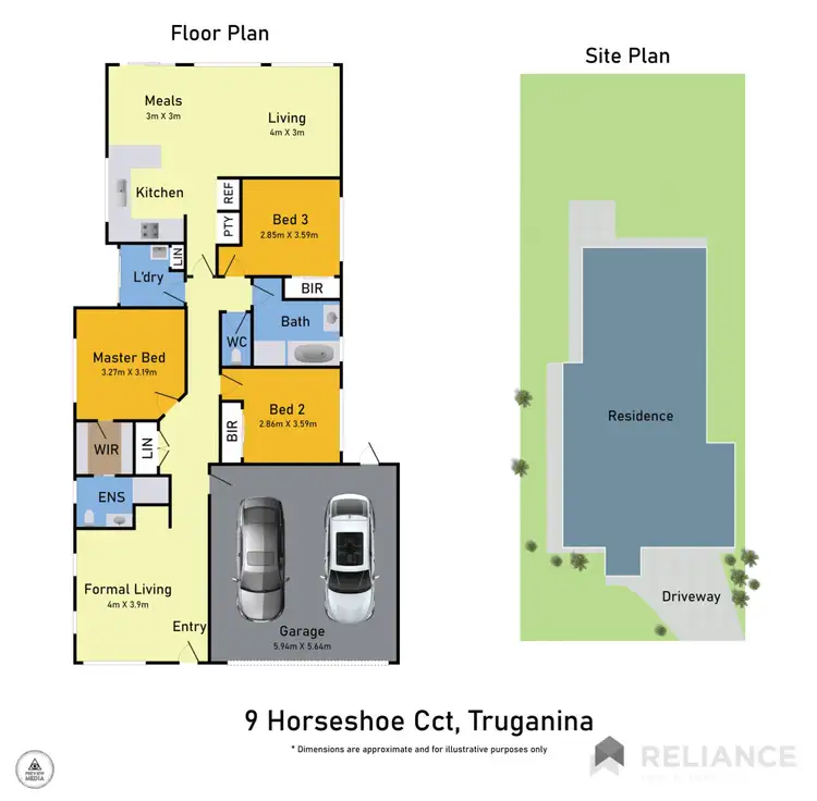 Floorplan of Homely house listing, 9 Horseshoe Circuit, Truganina VIC 3029