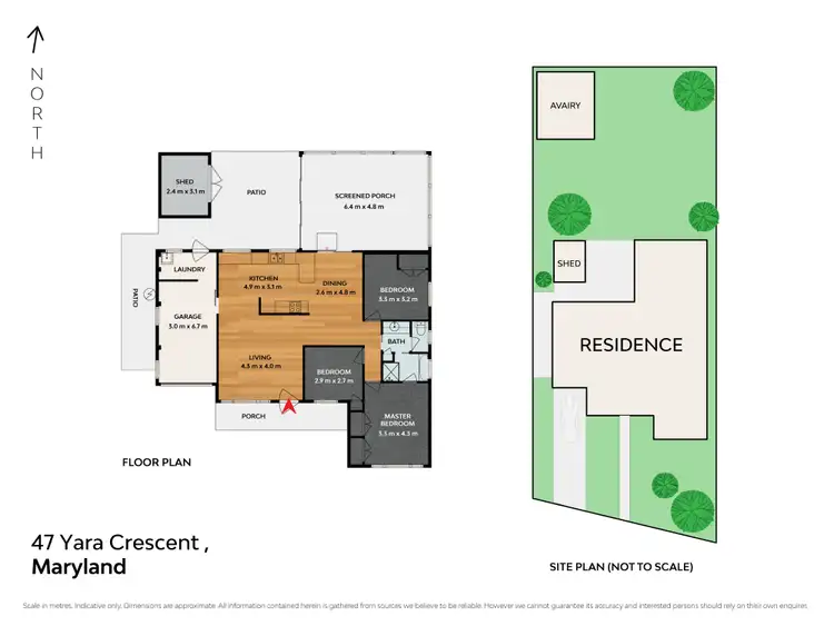 Floorplan of Homely house listing, 47 Yara Crescent, Maryland NSW 2287