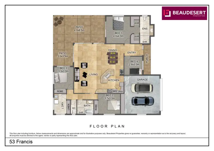 Floorplan of Homely house listing, 53-59 Francis Close, Kooralbyn QLD 4285