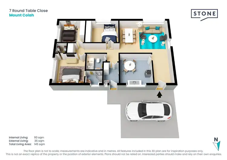 Floorplan of Homely house listing, 7 Round Table Close, Mount Colah NSW 2079