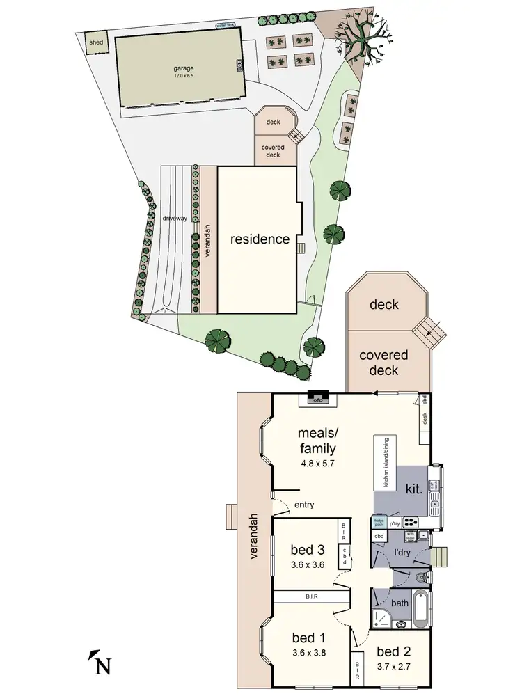 Floorplan of Homely house listing, 3 Isabel Close, Mount Evelyn VIC 3796