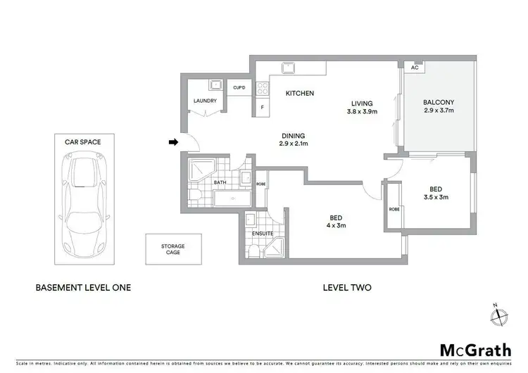 Floorplan of Homely apartment listing, 32/16 Park Avenue, Waitara NSW 2077
