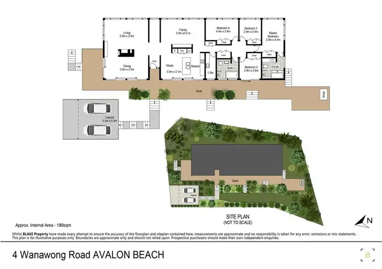 Floorplan of Homely house listing, 4 Wanawong Road, Avalon Beach NSW 2107