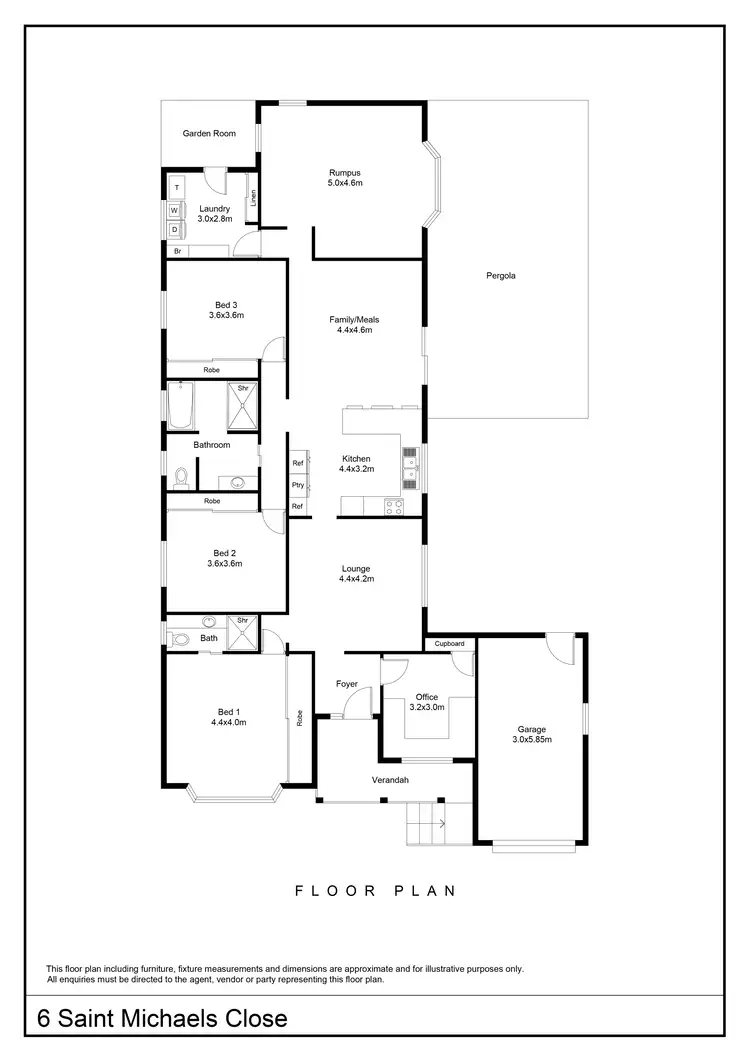 Floorplan of Homely house listing, 6 St Michaels Close, Goulburn NSW 2580