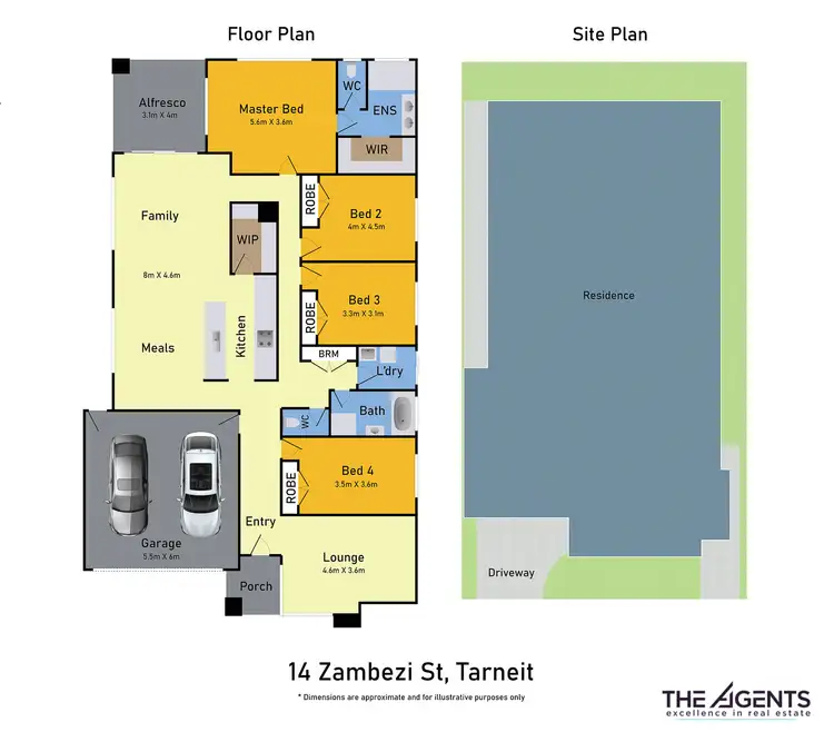 Floorplan of Homely house listing, 14 Zambezi Street, Tarneit VIC 3029
