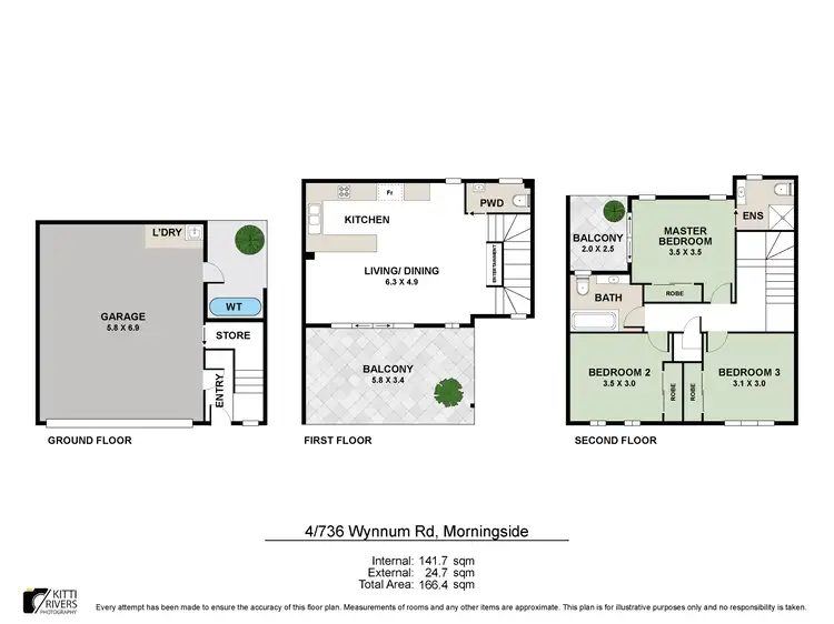 Floorplan of Homely townhouse listing, 4/736 Wynnum Road, Morningside QLD 4170