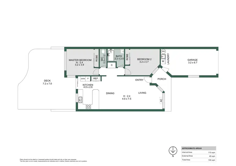 Floorplan of Homely unit listing, 47/16 Stay Place, Carseldine QLD 4034