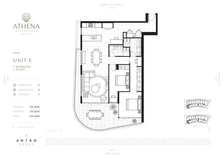 Floorplan of Homely unit listing, LOT 1609/6-8 Sickle Avenue, Hope Island QLD 4212