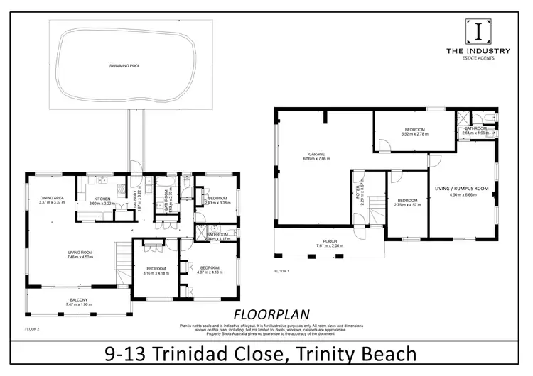 Floorplan of Homely house listing, 9-13 Trinidad Close, Trinity Beach QLD 4879
