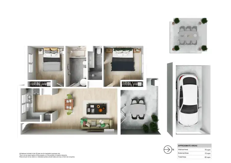 Floorplan of Homely unit listing, 1/130 York Street, Nundah QLD 4012