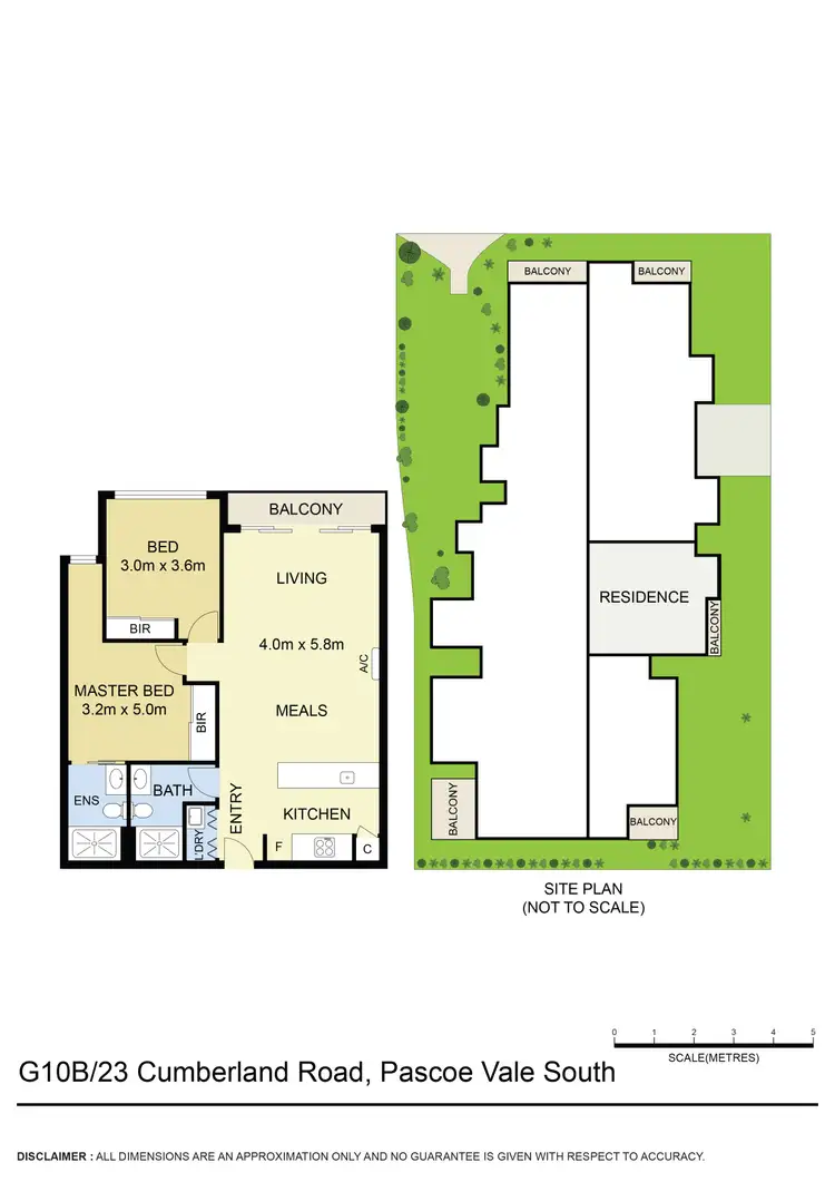 Floorplan of Homely apartment listing, G10B/23 Cumberland Road, Pascoe Vale South VIC 3044