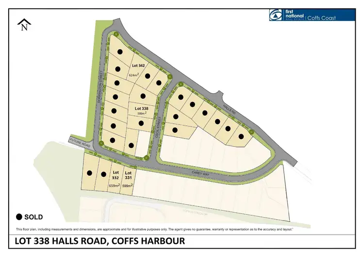 Floorplan of Homely land listing, LOT 338 Cecil Street, Coffs Harbour NSW 2450