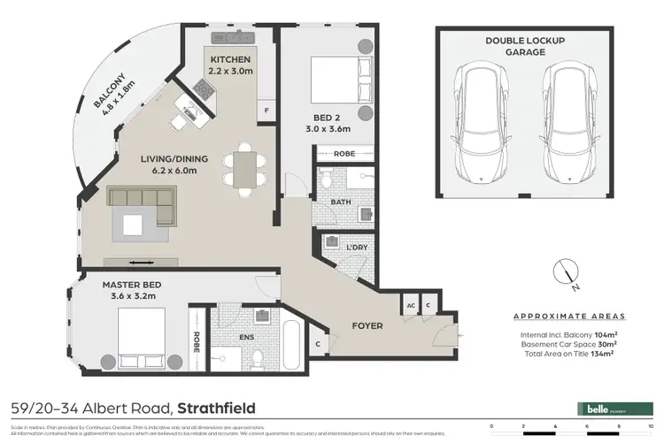 Floorplan of Homely apartment listing, 59/20-34 Albert Road, Strathfield NSW 2135
