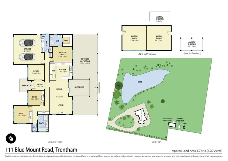 Floorplan of Homely house listing, 111 Blue Mount Road, Trentham VIC 3458