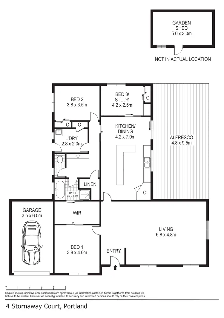 Floorplan of Homely house listing, 4 Stornaway Court, Portland VIC 3305