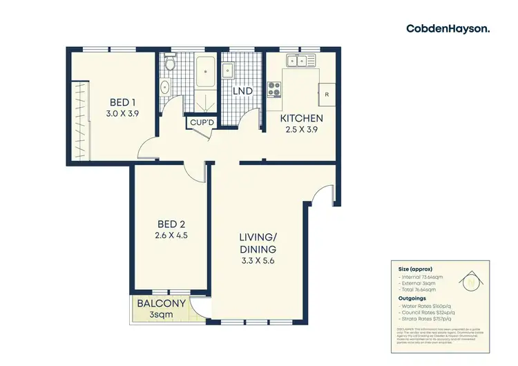 Floorplan of Homely apartment listing, 7/31 Wharf Road, Gladesville NSW 2111