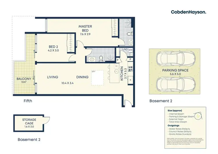 Floorplan of Homely apartment listing, 502/42C Formosa Street, Drummoyne NSW 2047