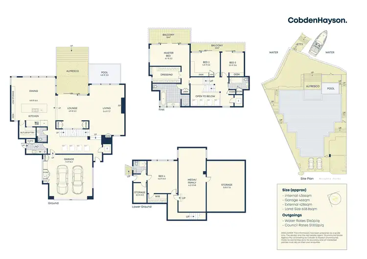Floorplan of Homely house listing, 3 Wrights Point, Drummoyne NSW 2047